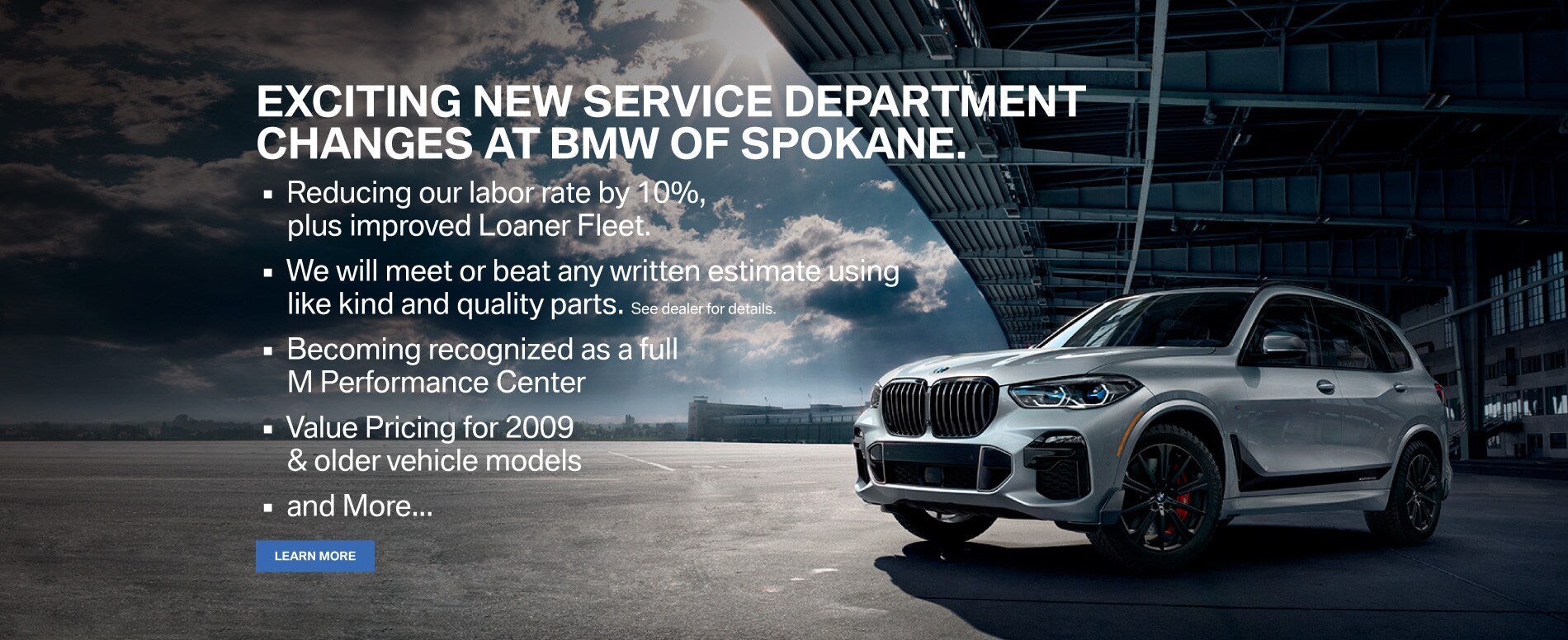 New Service Department at BMW of Spokane in Spokane, WA