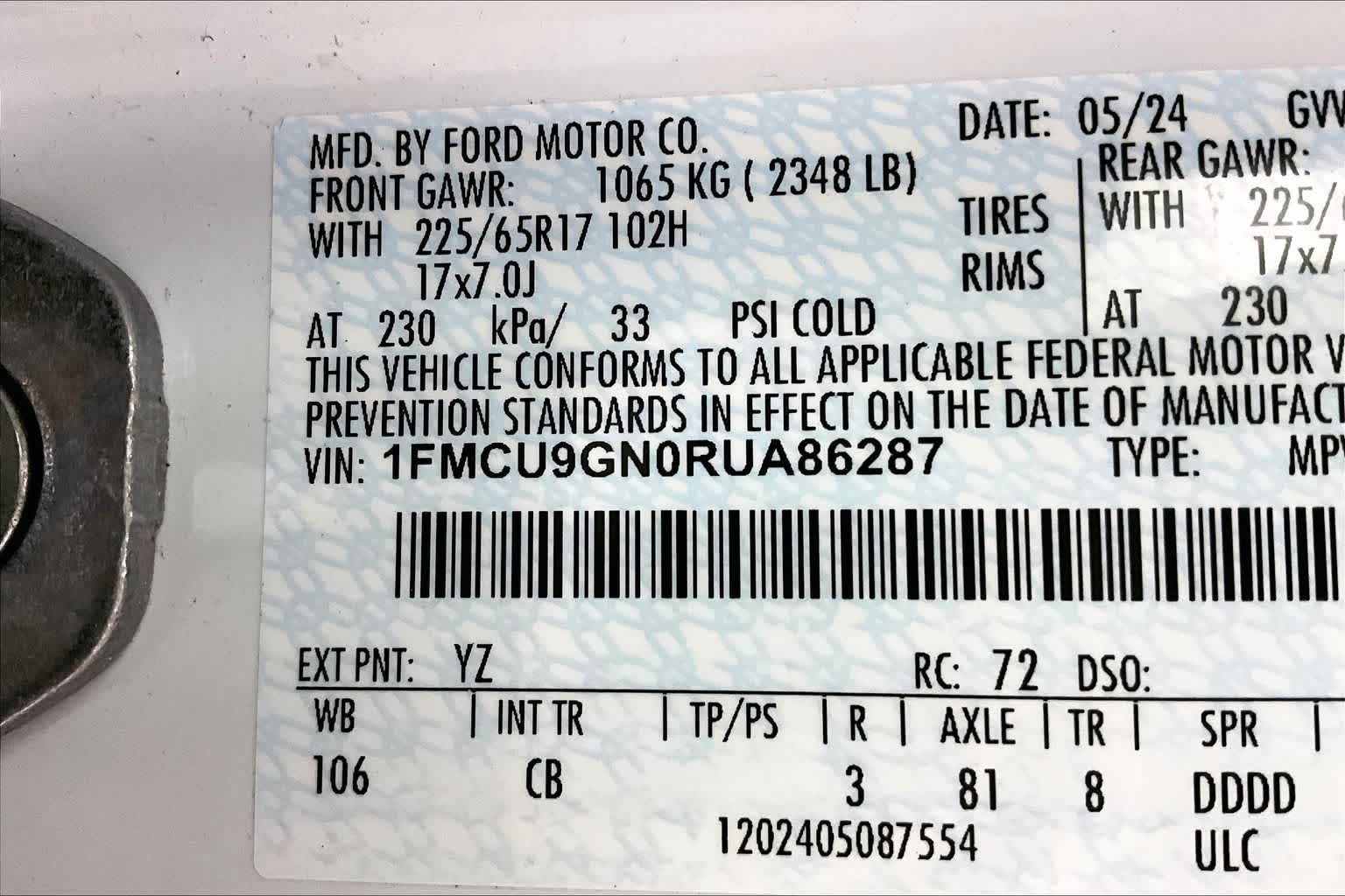 2024 Ford Escape Active