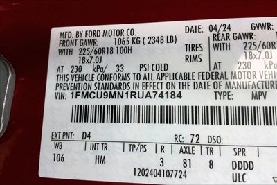 2024 Ford Escape ST-Line