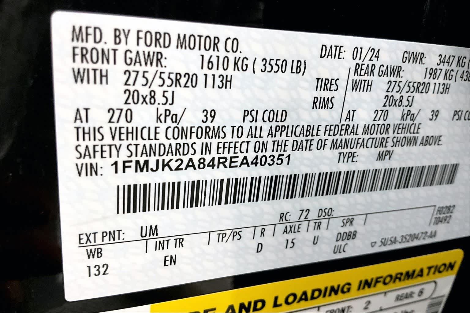 2024 Ford Expedition Max Limited