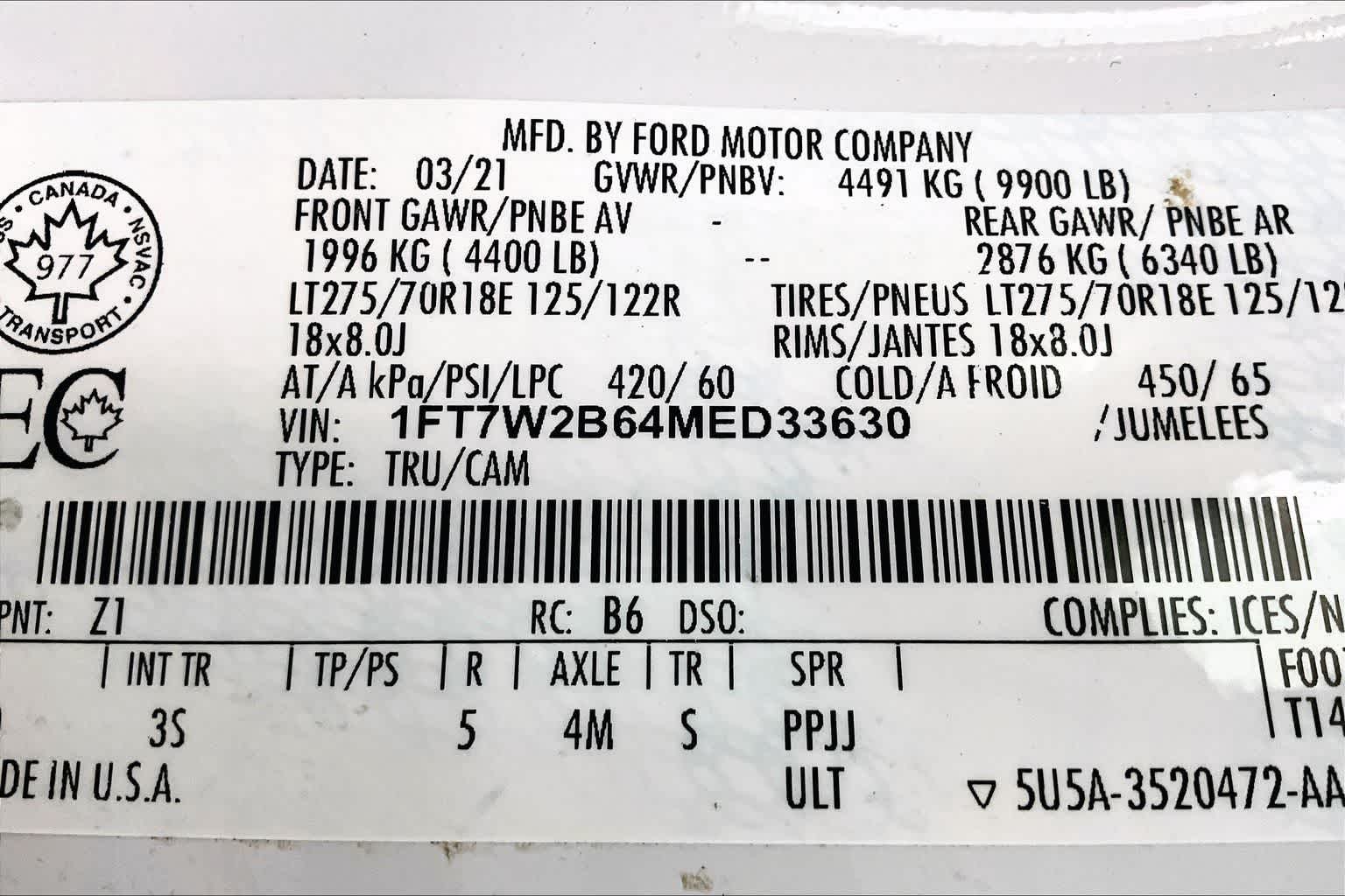 2021 Ford Super Duty F-250 SRW XLT
