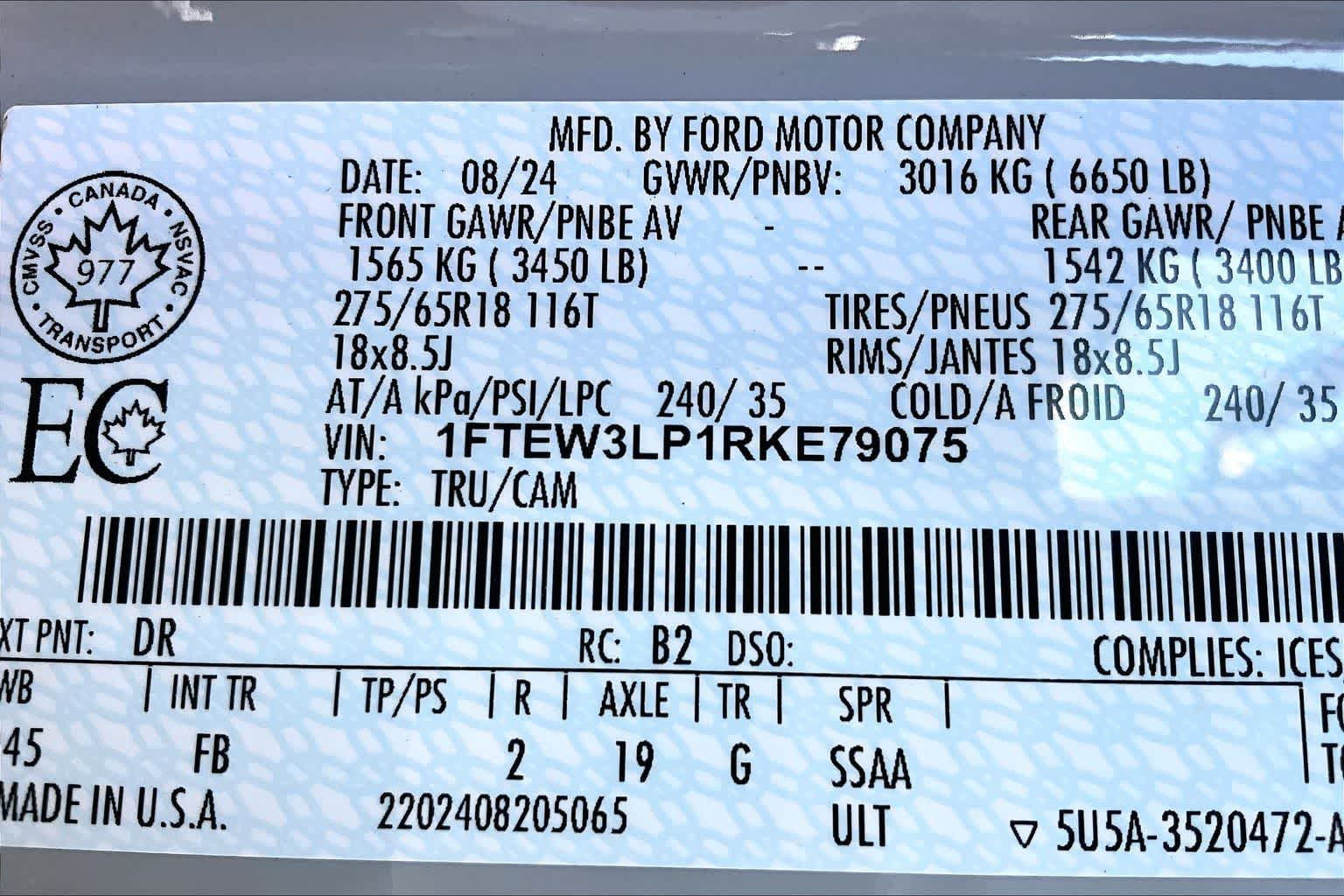 2024 Ford F-150 XLT