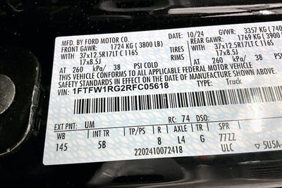 2024 Ford F-150 Raptor