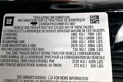 2021 Chevrolet Tahoe Z71