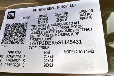 2025 GMC Canyon 4WD AT4