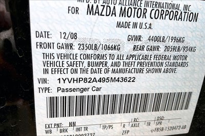 2009 Mazda Mazda6 i Touring