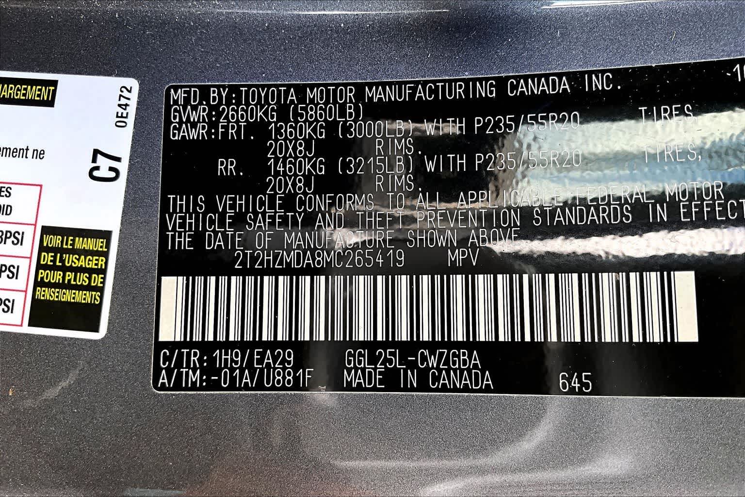 2021 Lexus RX 350 RX 350