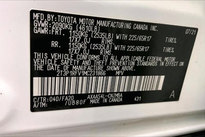 2021 Toyota RAV4 XLE