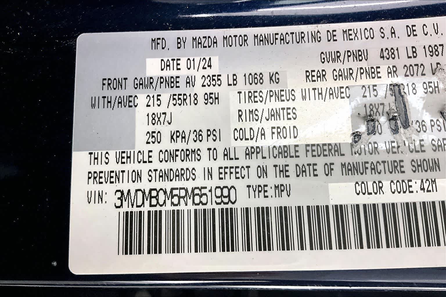 2024 Mazda Mazda CX-30 2.5 S Preferred Package