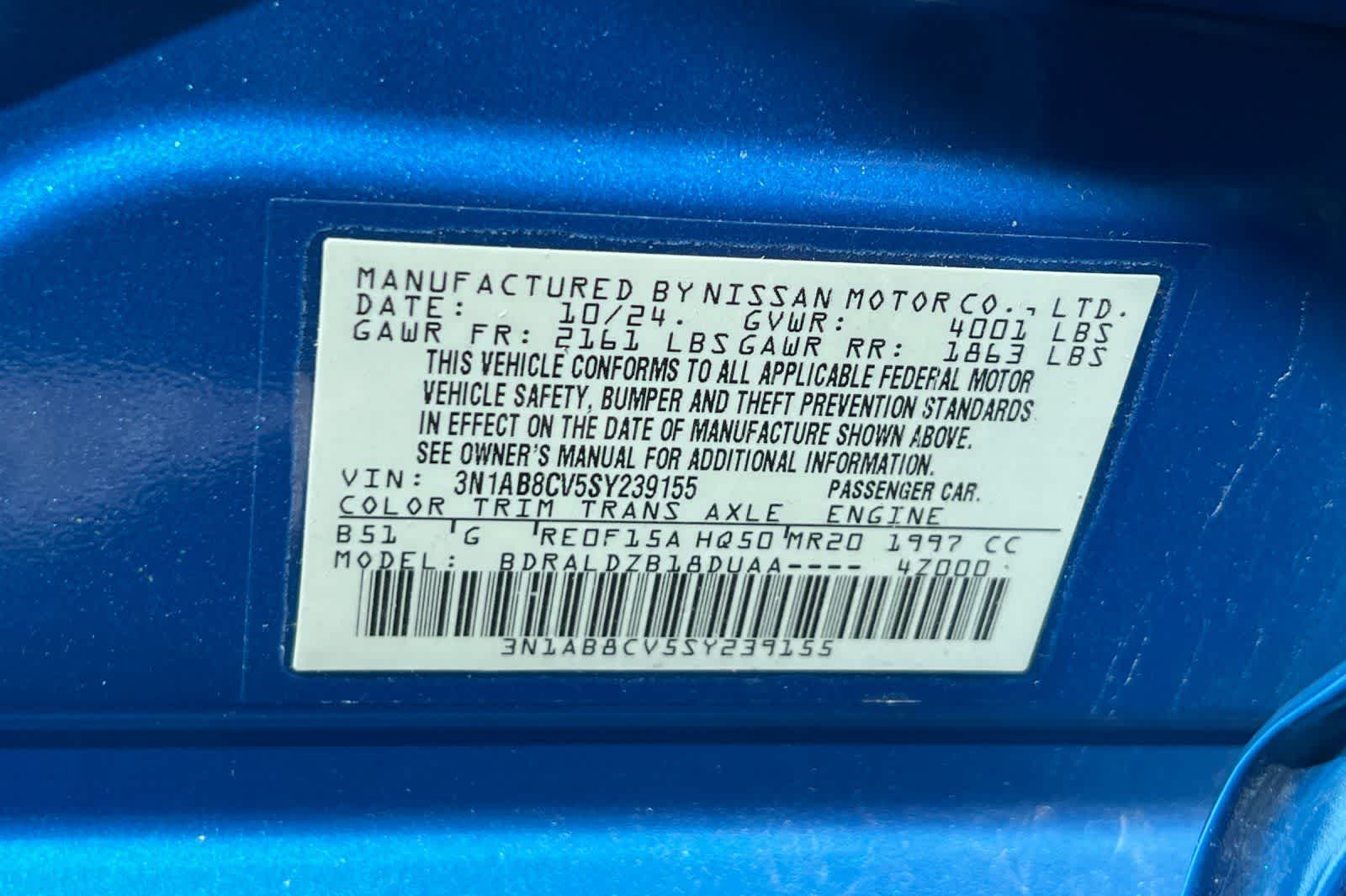 2025 Nissan Sentra SV