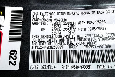 2019 Toyota Tacoma SR5