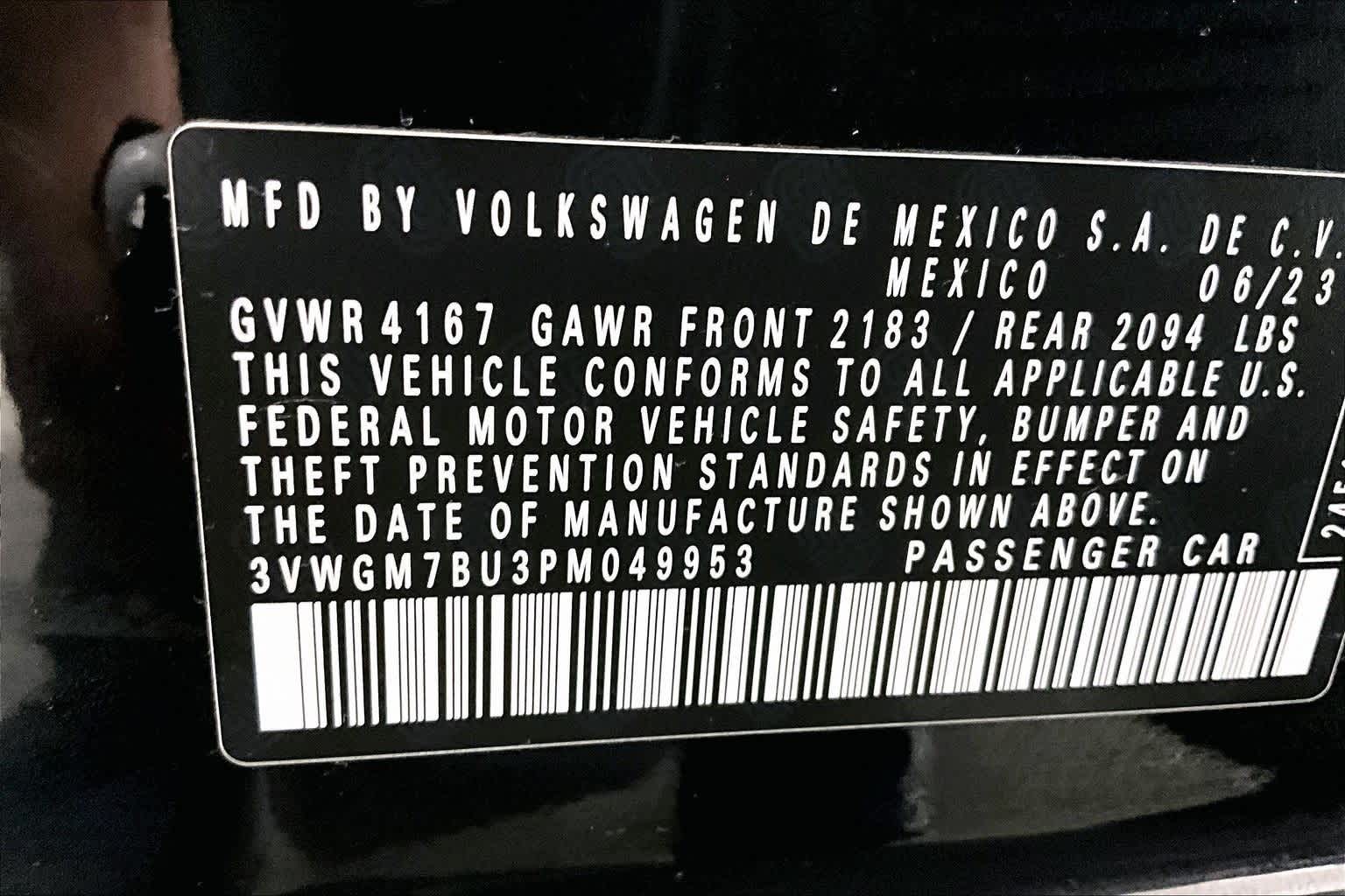 2023 Volkswagen Jetta SEL