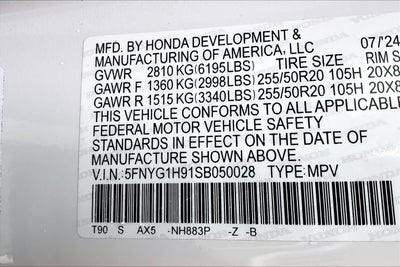 2025 Honda Pilot Black Edition