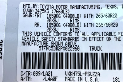 2023 Toyota Tundra Platinum Hybrid
