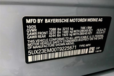 2026 BMW X7 xDrive40i