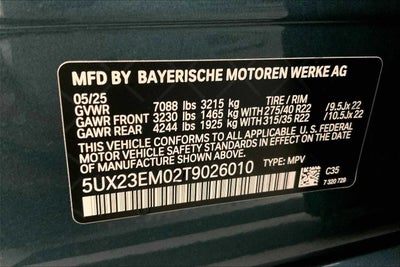 2026 BMW X7 xDrive40i