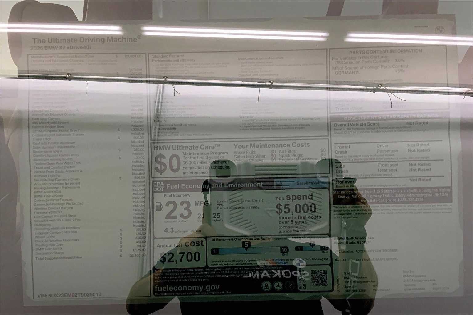 2026 BMW X7 xDrive40i