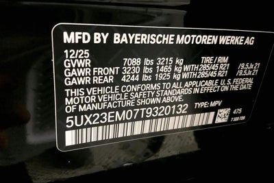 2026 BMW X7 xDrive40i