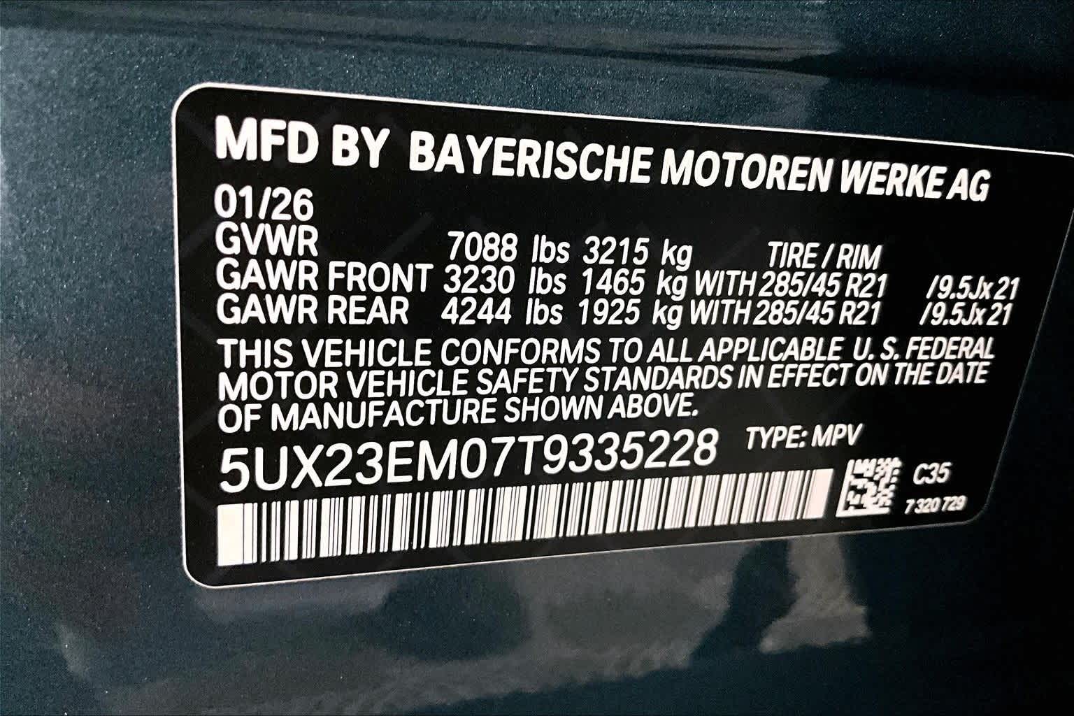 2026 BMW X7 xDrive40i xDrive40i