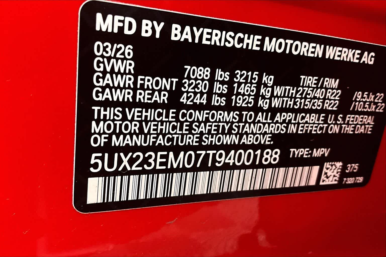 2026 BMW X7 xDrive40i