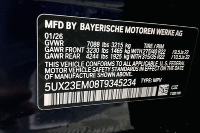 2026 BMW X7 xDrive40i