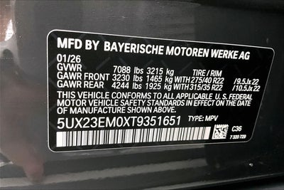 2026 BMW X7 xDrive40i