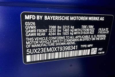 2026 BMW X7 xDrive40i
