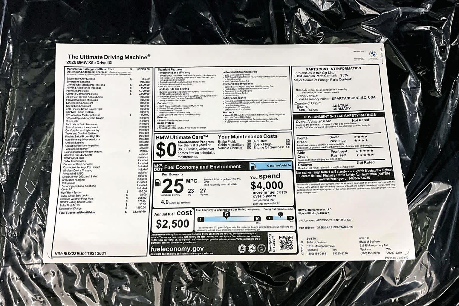 2026 BMW X5 xDrive40i