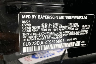 2026 BMW X5 xDrive40i