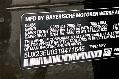 2026 BMW X5 xDrive40i