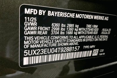 2026 BMW X5 xDrive40i