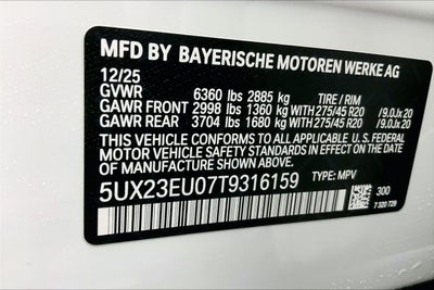 2026 BMW X5 xDrive40i