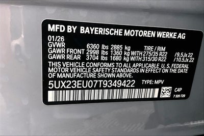 2026 BMW X5 xDrive40i