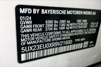 2024 BMW X5 xDrive40i