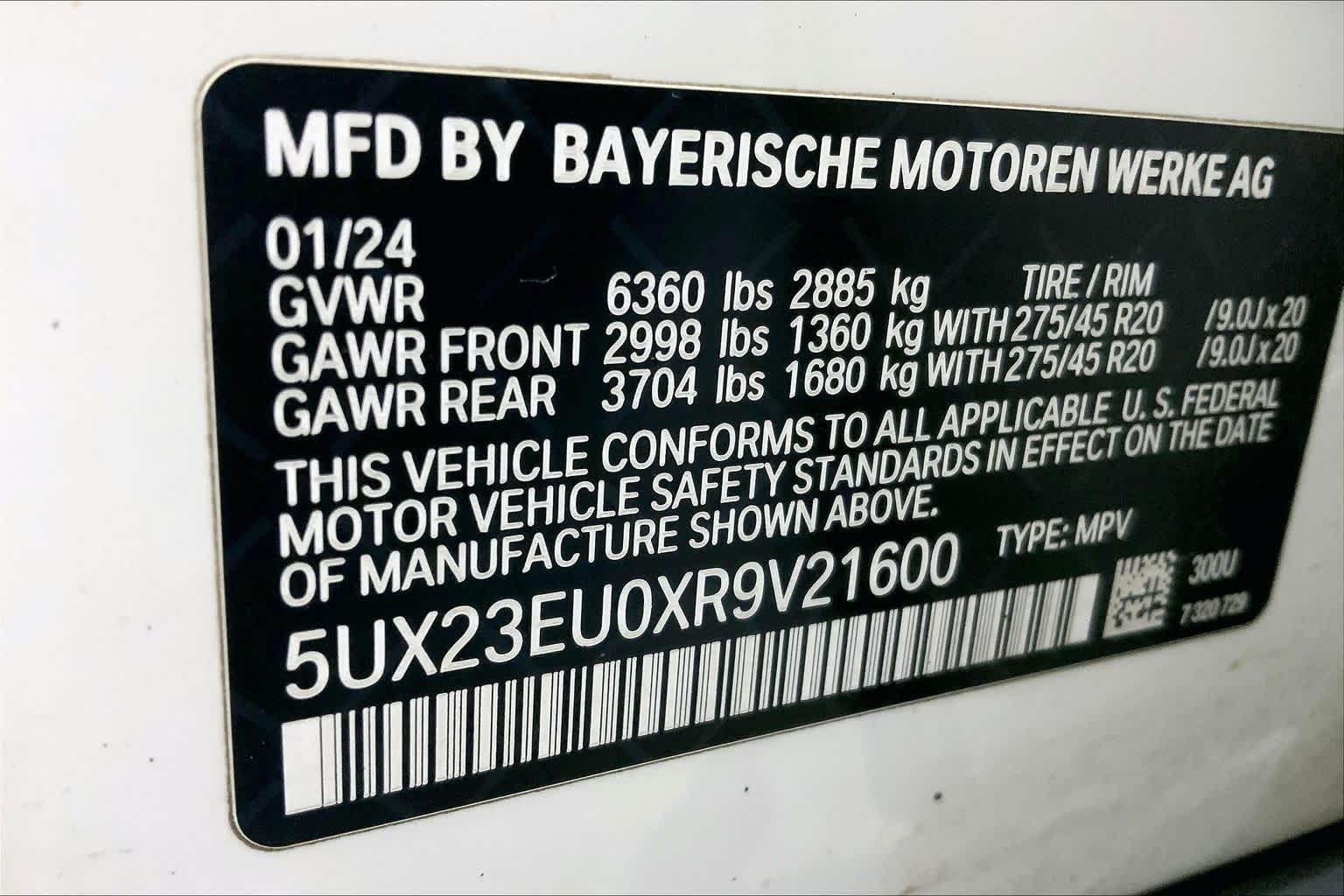 2024 BMW X5 xDrive40i