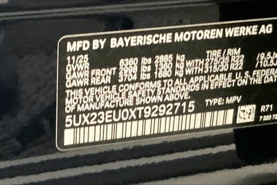 2026 BMW X5 xDrive40i