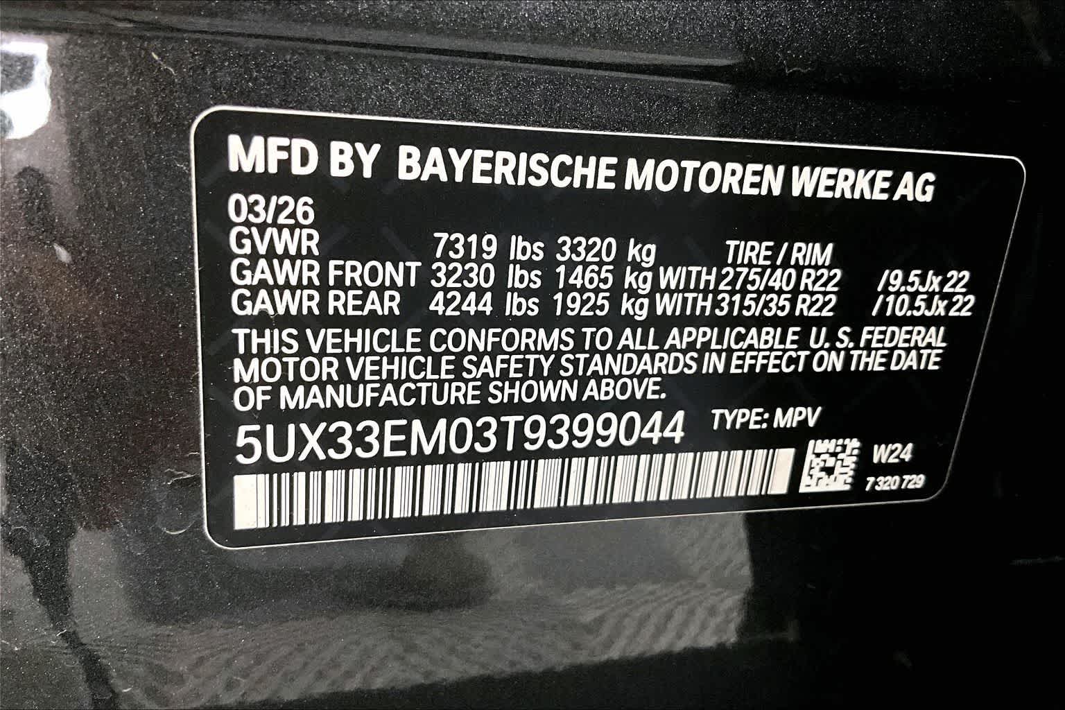 2026 BMW X7 M60i