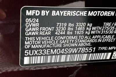 2025 BMW X7 M60i