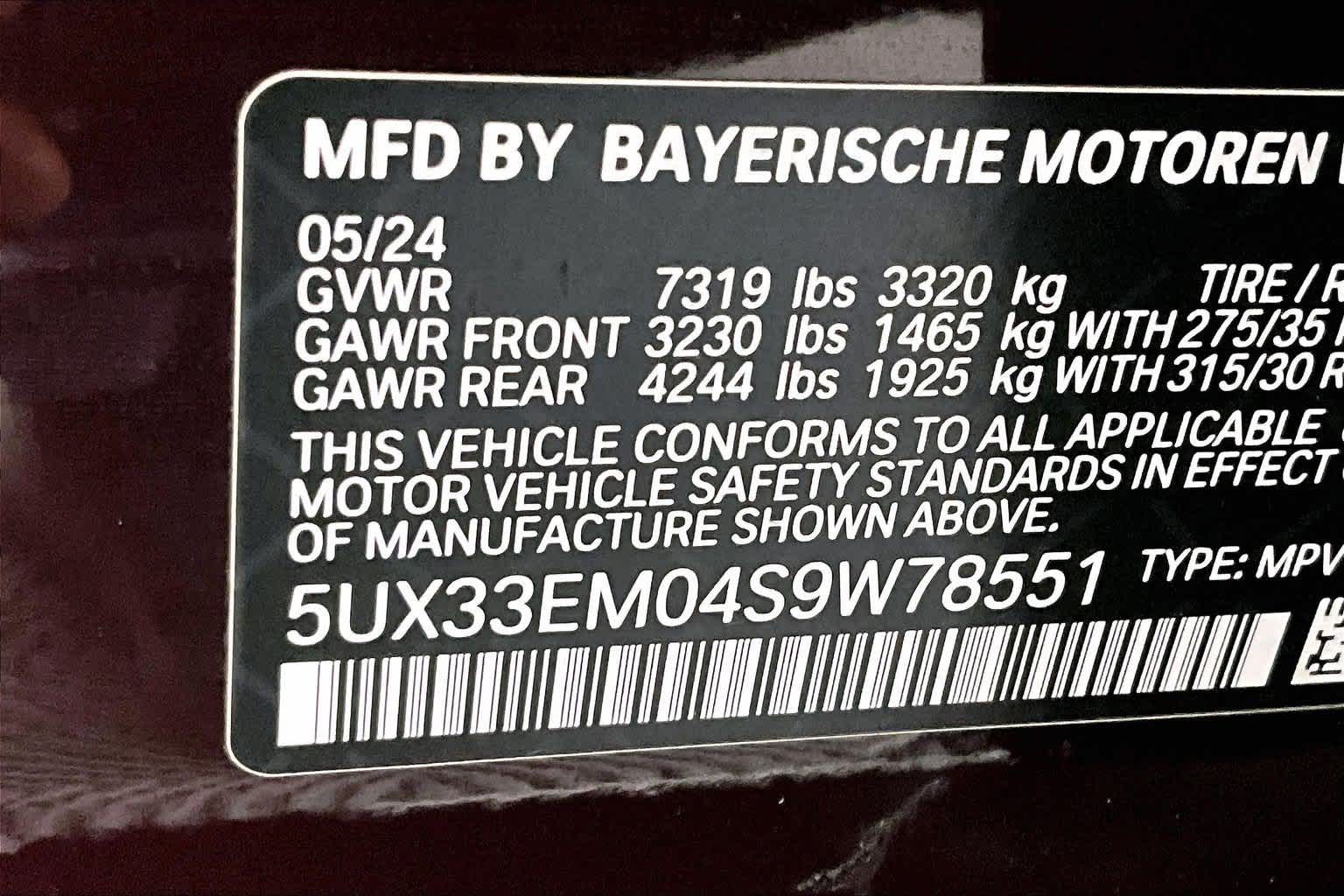 2025 BMW X7 M60i