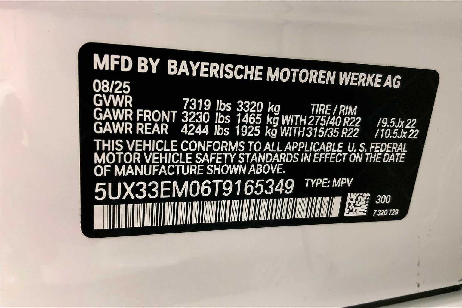 2026 BMW X7 M60i