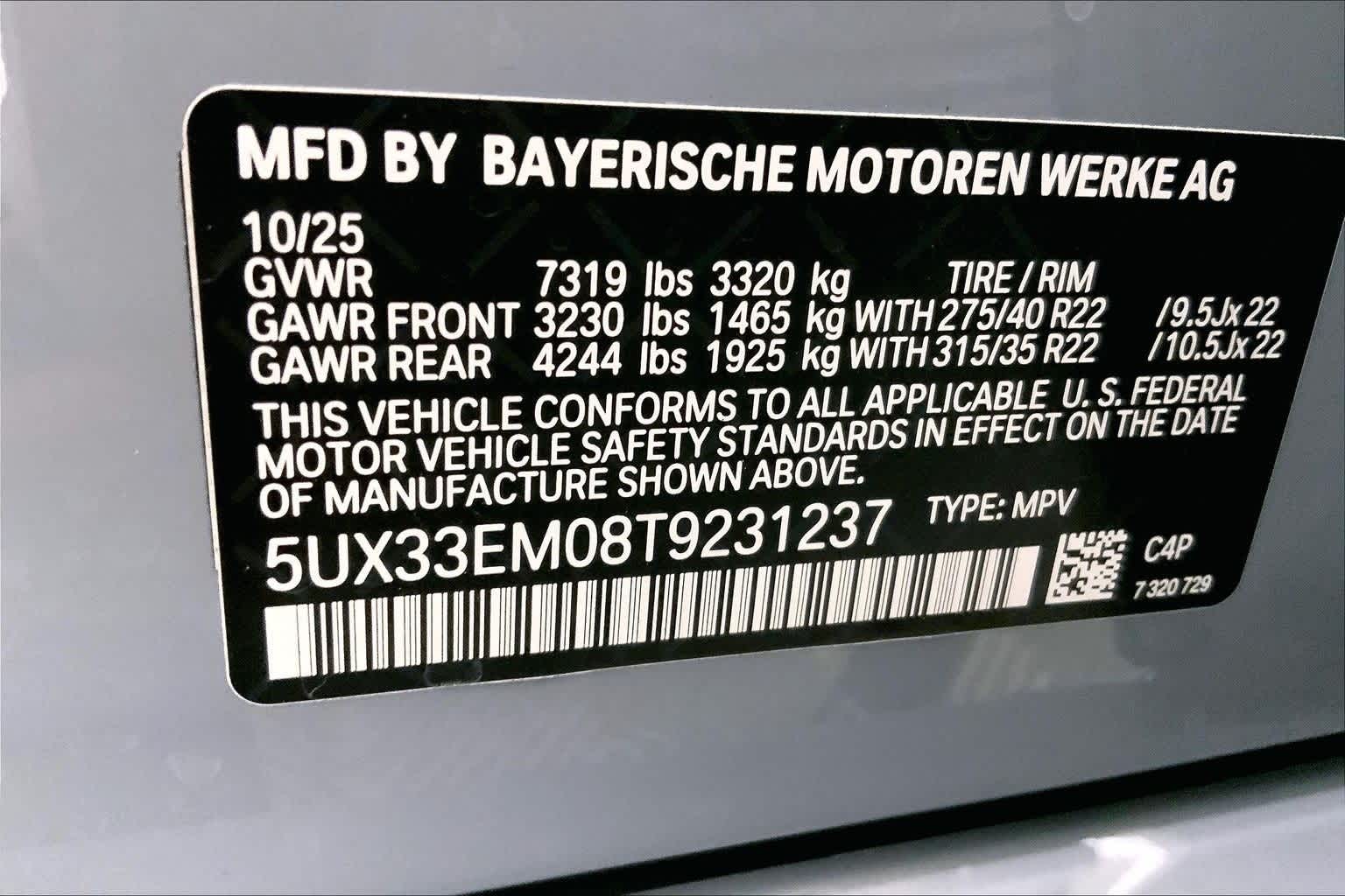 2026 BMW X7 M60i