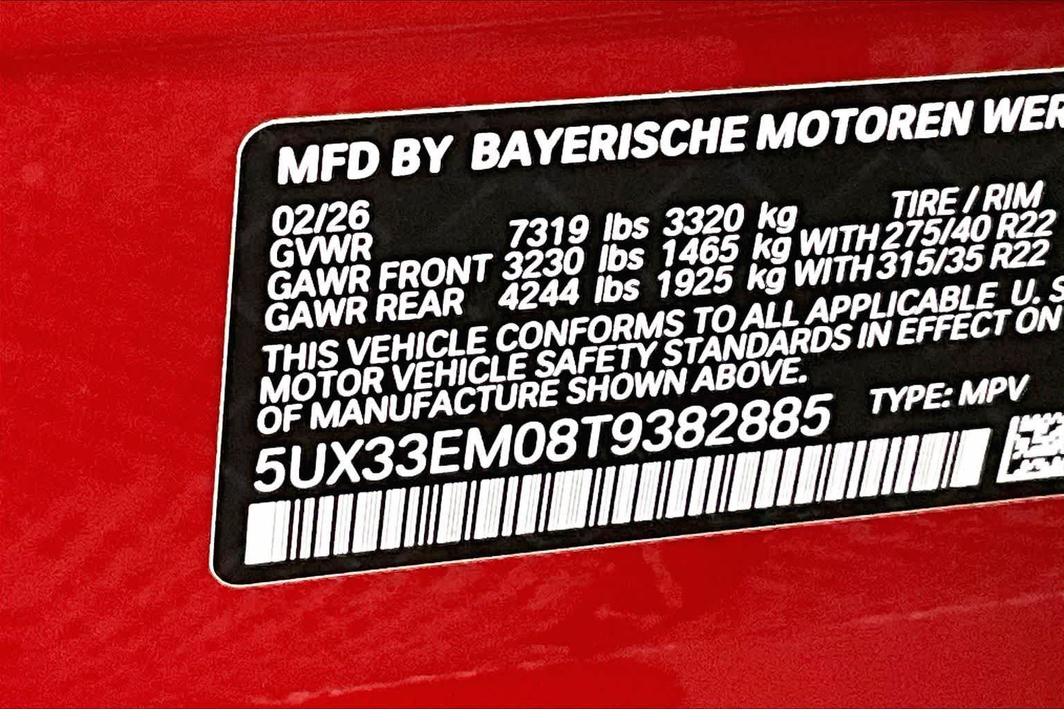 2026 BMW X7 M60i