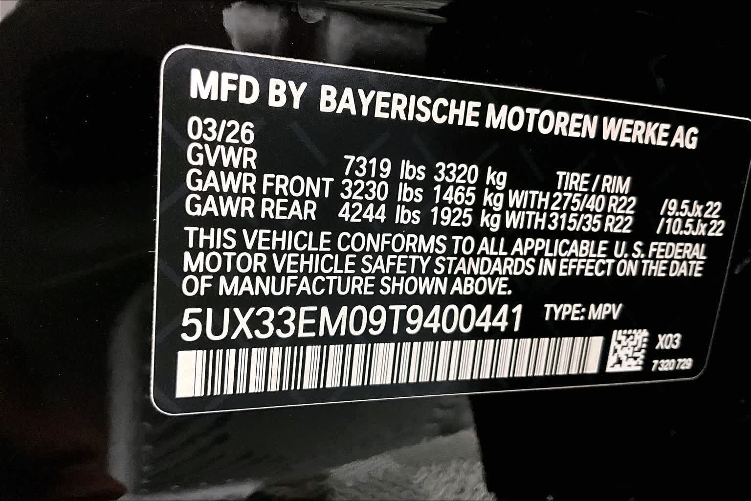 2026 BMW X7 M60i