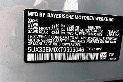 2026 BMW X7 M60i