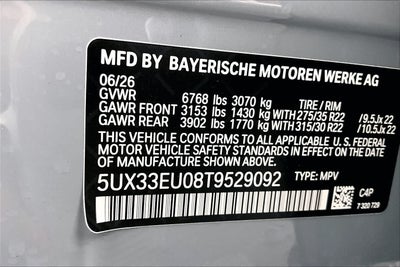 2026 BMW X5 M60i