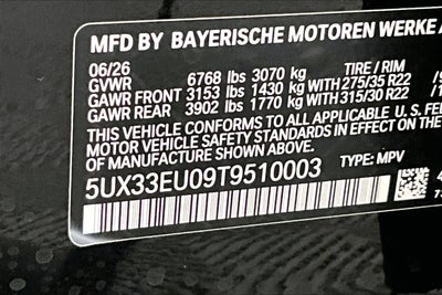 2026 BMW X5 M60i