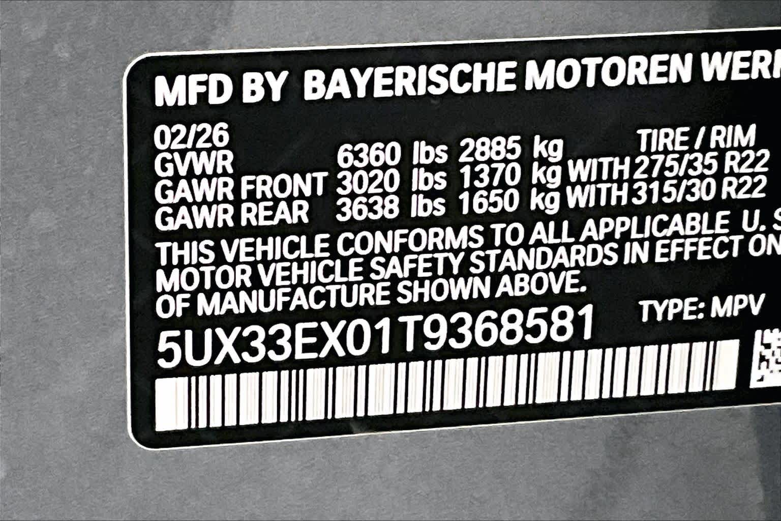 2026 BMW X6 xDrive40i xDrive40i