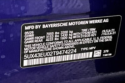 2026 BMW X5 xDrive50e