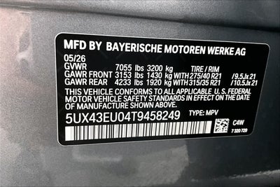 2026 BMW X5 xDrive50e