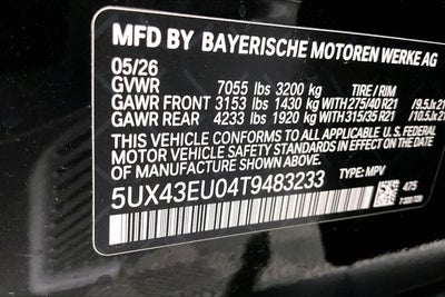 2026 BMW X5 xDrive50e